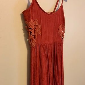 Berry Colored High Low Dress